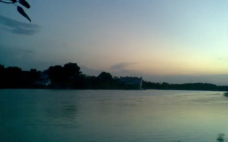 The banks of river Gomati in Jaunpur