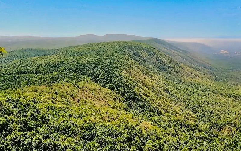 Forests below Chaiturgarh Fort Chhattisgarh 012